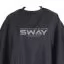 SWAY накидка перукарська чорна на застібці з резинкою, 116 2000 - 2