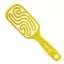 Щетка Farmagan Fingerbrush средняя искусственная щетина для тонких волос цвет желтый