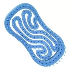 Фото Щітка Farmagan дорожня Fingerbrush велика штучна щетина для нормального волосся колір блакитний - 1