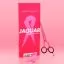 Ножницы для стрижки рабочие Jaguar White Line Pastell Plus Offset Pink Ribbon розовые 5.50