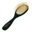 Щітка Groom Soul Natural Series ultra soft gold pins 25 mm, 60*230, чорна, GS20-001 - 3