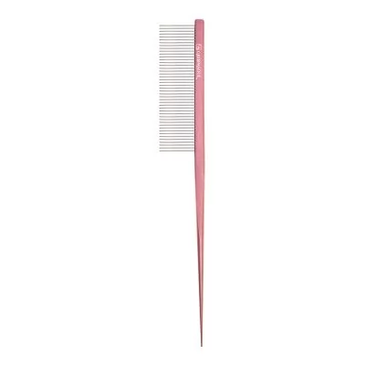 Гребень-шпикуль Groom Soul Pink Series teeth 20*1 mm, 185*26, розовая, GS30-002