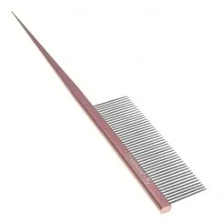 Фото Гребінець-шпікуль Groom Soul Pink Series teeth 20*1 mm, 185*26, рожевий - 5