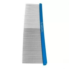 Фото Гребень Groom Soul Blue Series teeth 32*1,3 mm, 190*40, синяя - 5