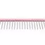 Гребень Groom Soul Pink Series extra long teeth 35*1.2 mm, 245*40, розовая, GS30-010 - 3