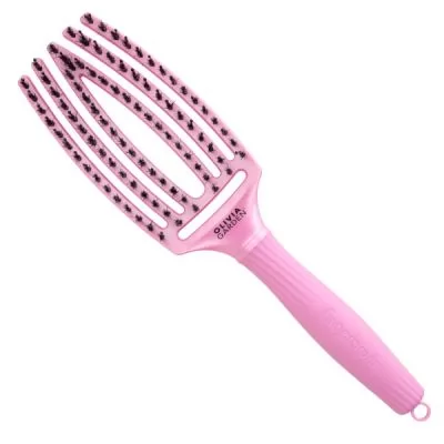 Щітка для укладки Olivia Garden Finger Brush Care Iconic Boar&Nylon Celestial Pink, ID1863