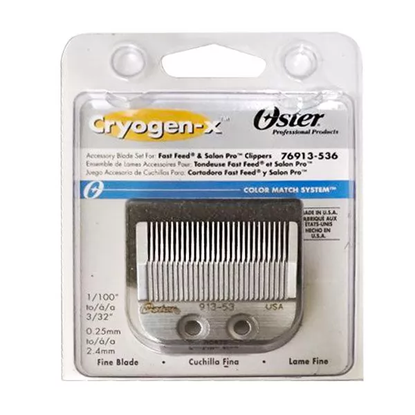 Нож для машинки Oster 606/AdgustPro/FastFeed Cryogen-x, 076913-536-001 - 2